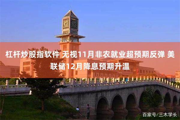 杠杆炒股指软件 无视11月非农就业超预期反弹 美联储12月降息预期升温