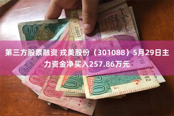 第三方股票融资 戎美股份（301088）5月29日主力资金净买入257.86万元
