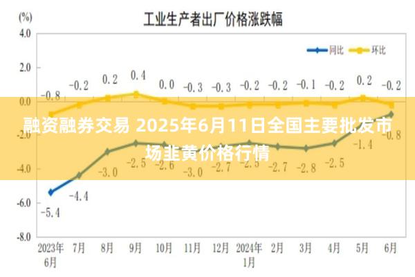 融资融券交易 2025年6月11日全国主要批发市场韭黄价格行情