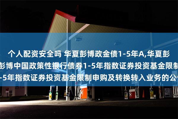 个人配资安全吗 华夏彭博政金债1-5年A,华夏彭博政金债1-5年C: 华夏彭博中国政策性银行债券1-5年指数证券投资基金限制申购及转换转入业务的公告