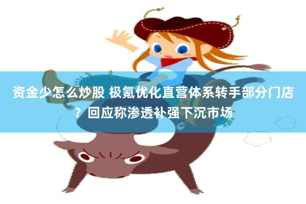 资金少怎么炒股 极氪优化直营体系转手部分门店？回应称渗透补强下沉市场